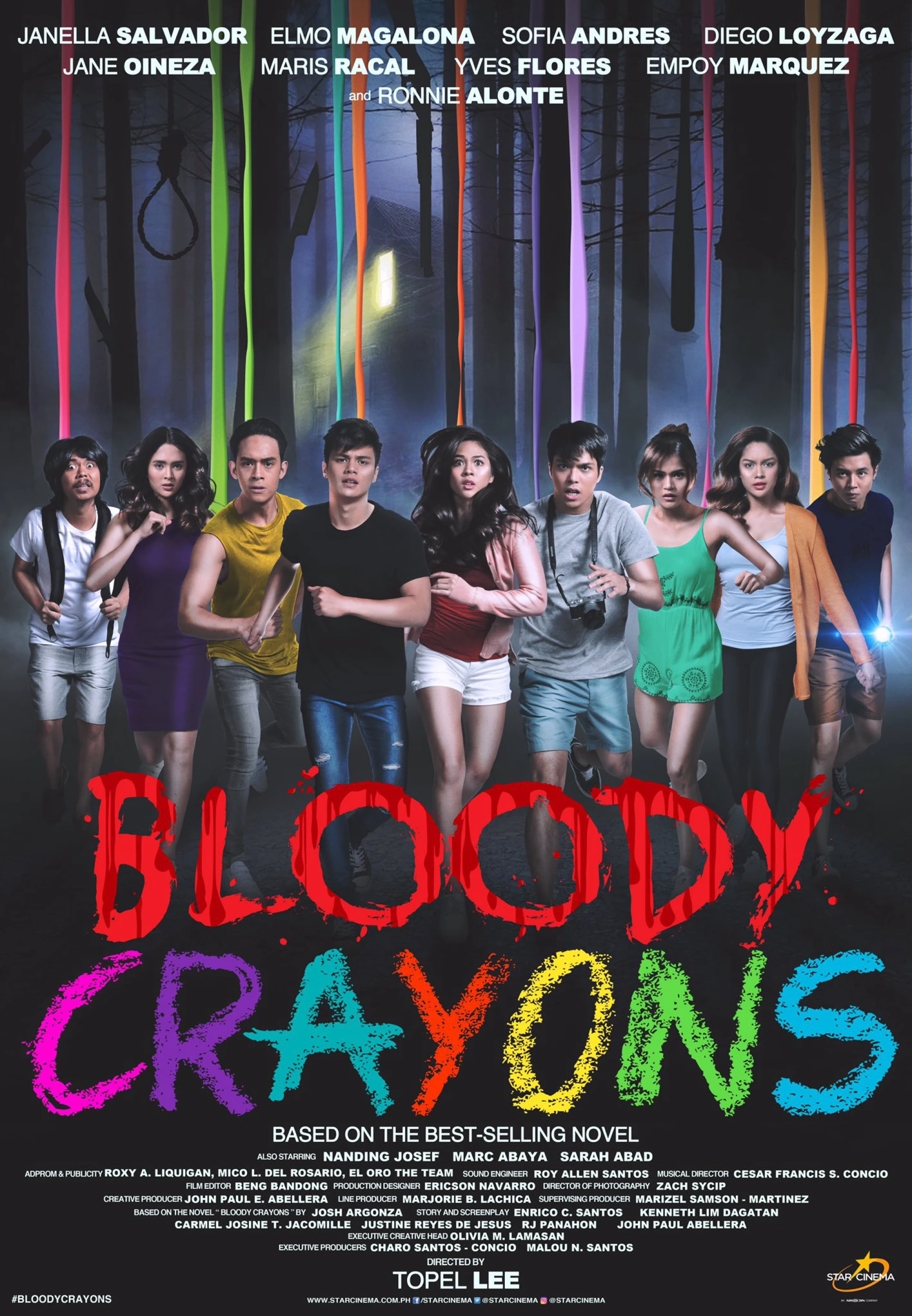 Bút Sáp Màu Máu Bloody Crayons
